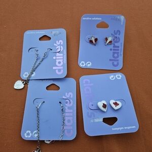 Nip 4 Pr Claire's Canada Earrings